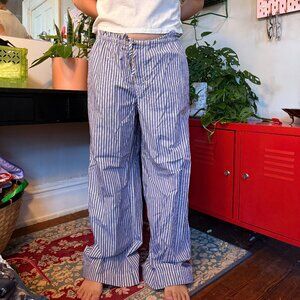 BDG striped poplin lounge pant.